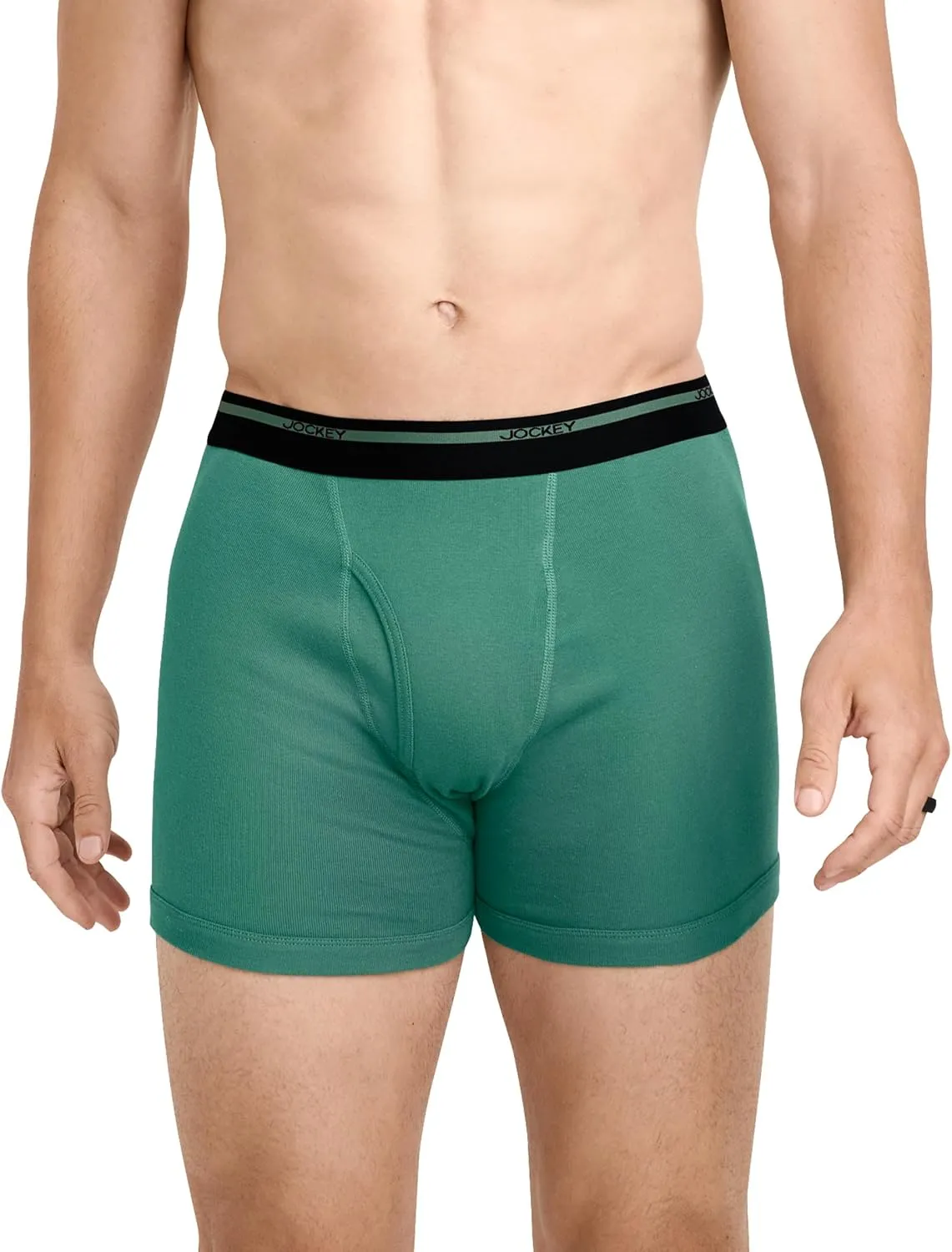 Jockey Men's Underwear Lightweight Classic 5" Boxer Brief - 3 Pack