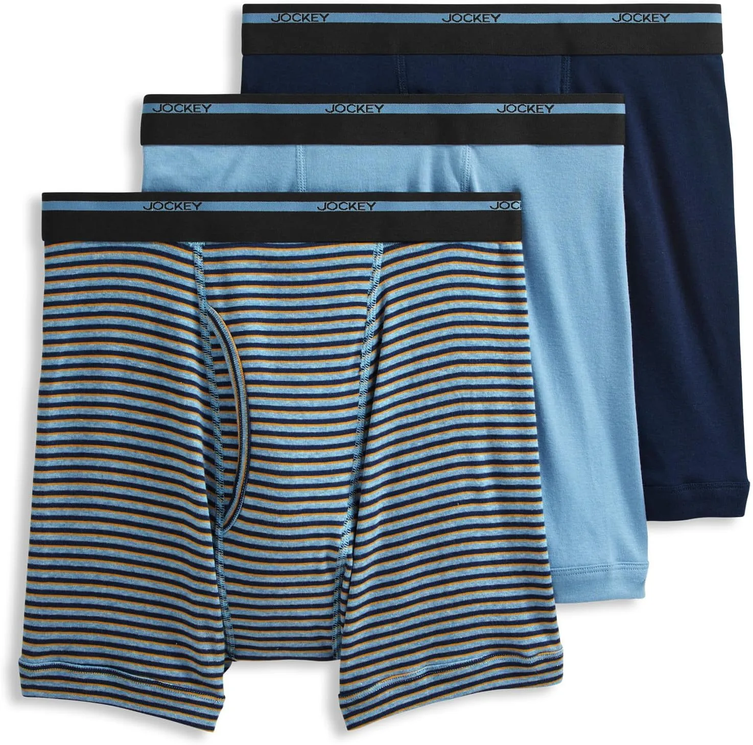 Jockey Men's Underwear Lightweight Classic 5" Boxer Brief - 3 Pack