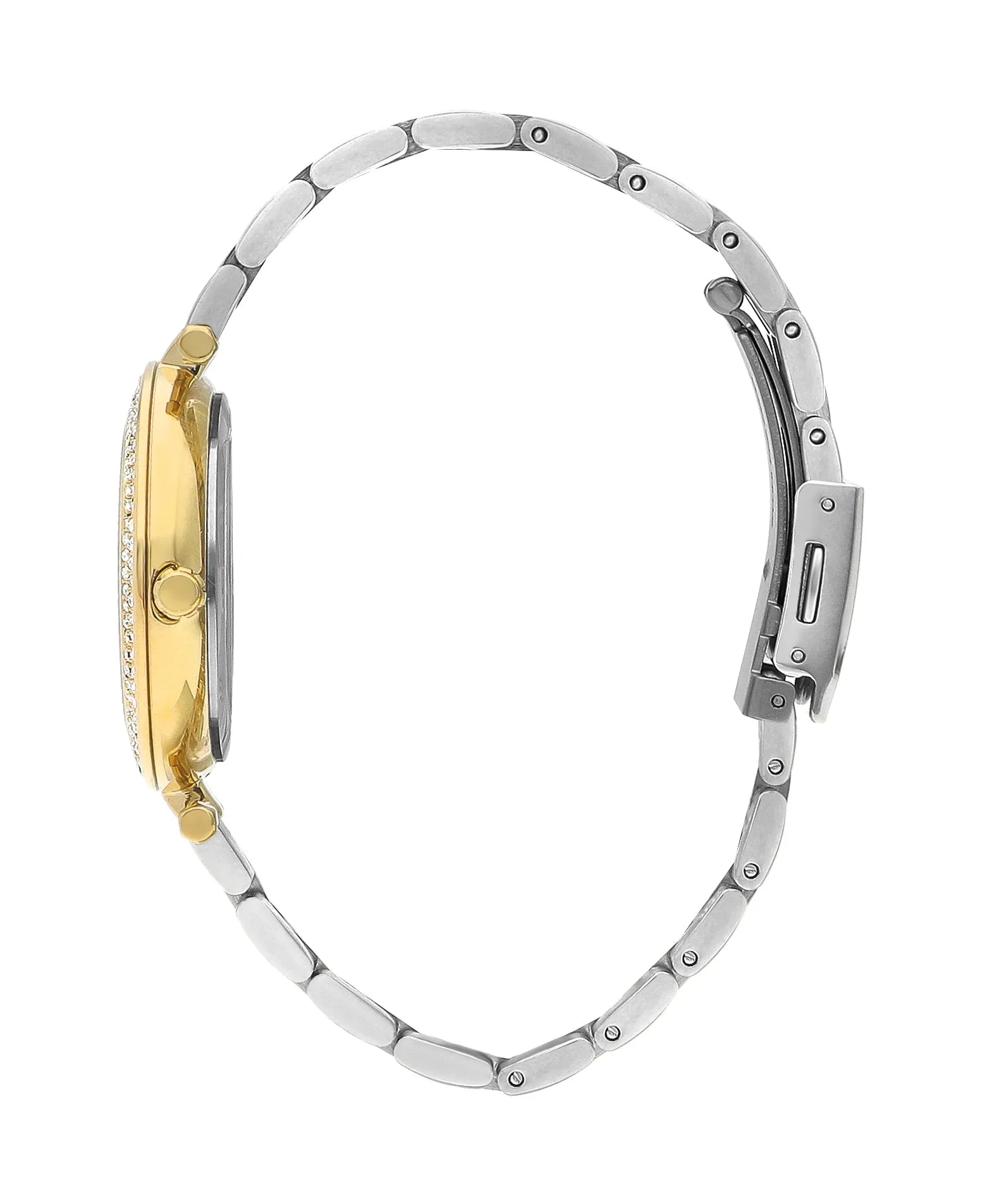 Lee Cooper LC07864.230 Women's Super Metal Silver/Gold Watch
