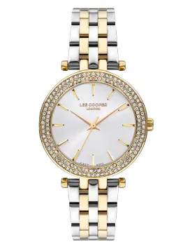 Lee Cooper LC07864.230 Women's Super Metal Silver/Gold Watch