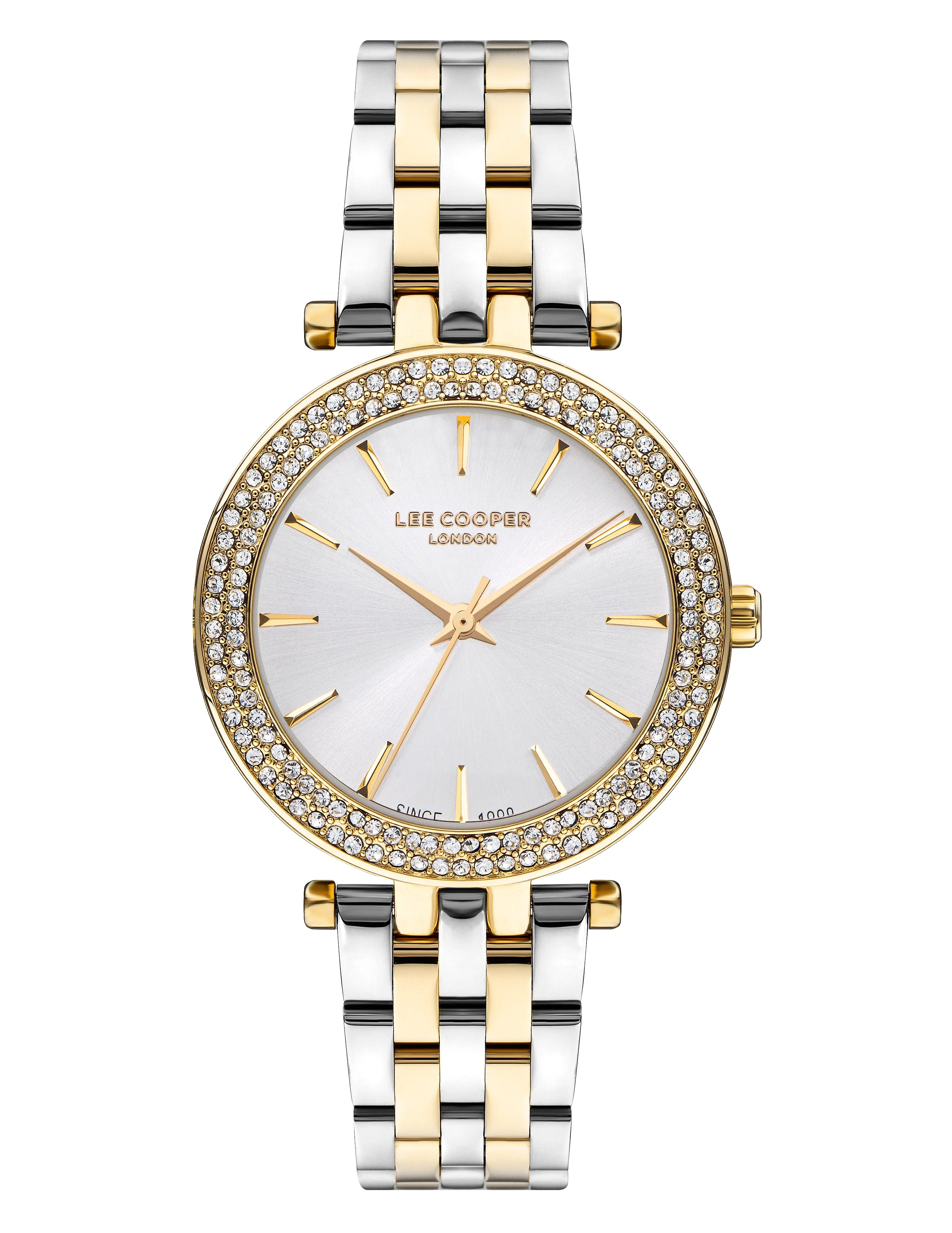 Lee Cooper LC07864.230 Women's Super Metal Silver/Gold Watch