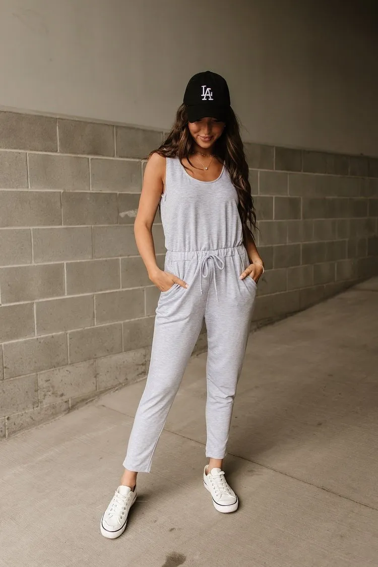 Lennox Jumpsuit - Grey
