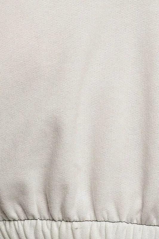 Long Sleeve Elastic Waist Top *online only*