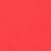 Long Sleeve Rib Dress in Hot Red