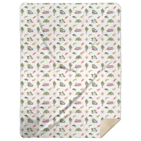 Louisiana Plush Throw Blanket 60x80