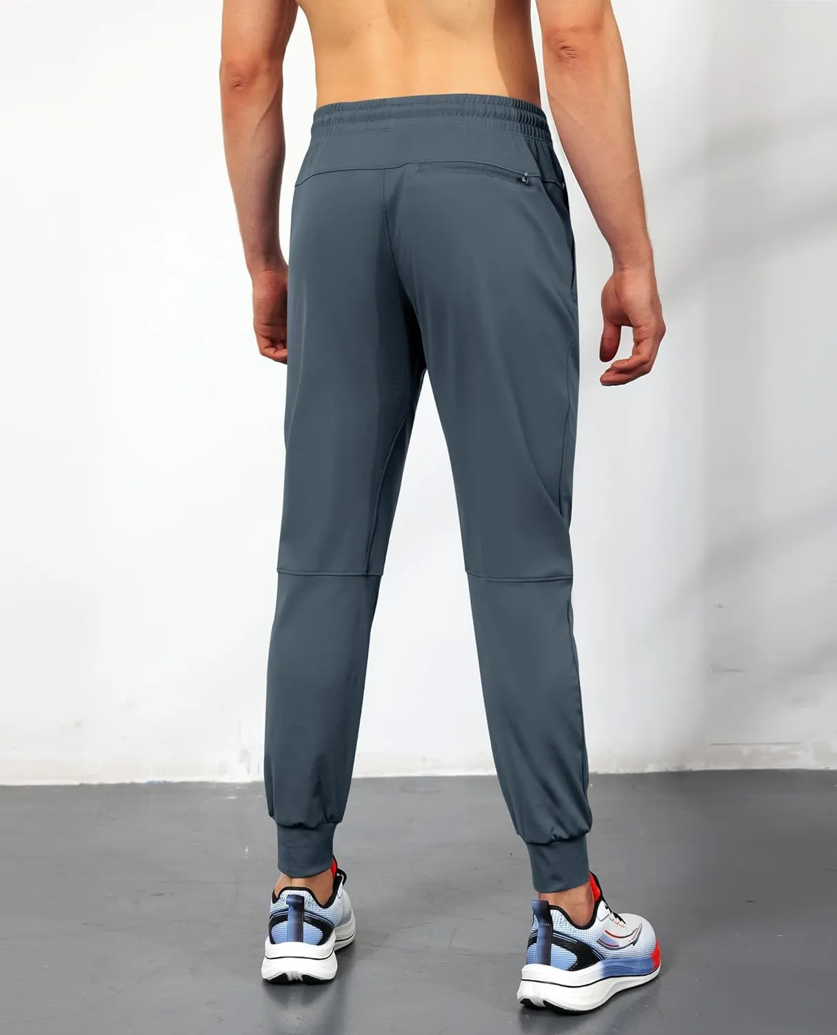 Mens Sweatpants Athletic Pants Workout Track Pants Traning Pants with Zipper Pockets Joggers for Men Gym, Running