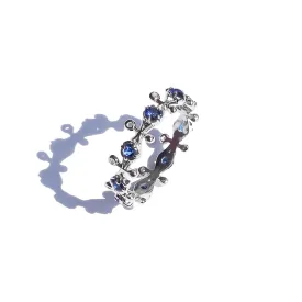 Mini Butterfly Ring [Navy color]