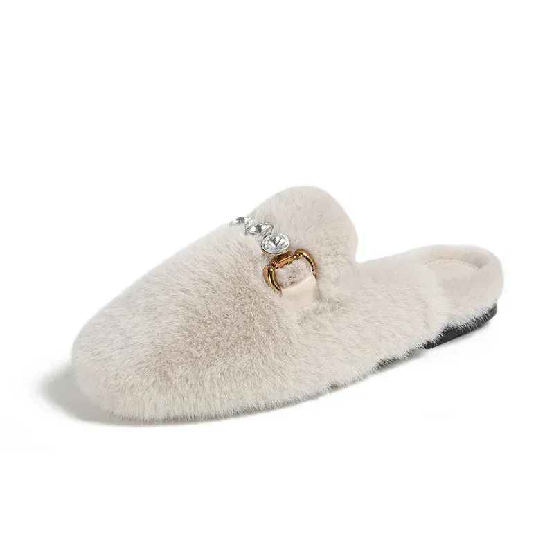 Mule Fur Slippers for Women