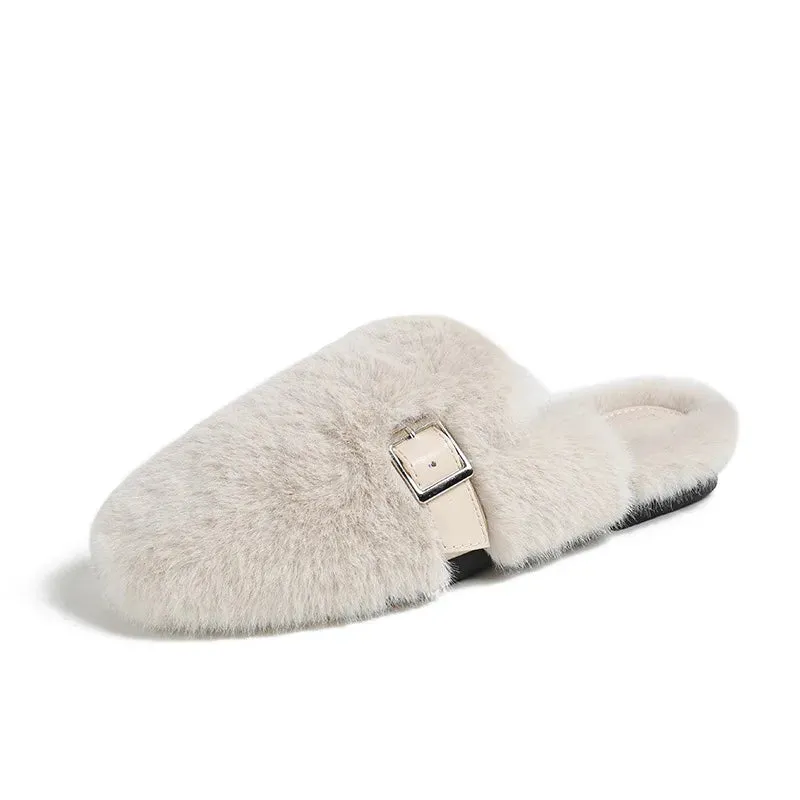 Mule Fur Slippers for Women