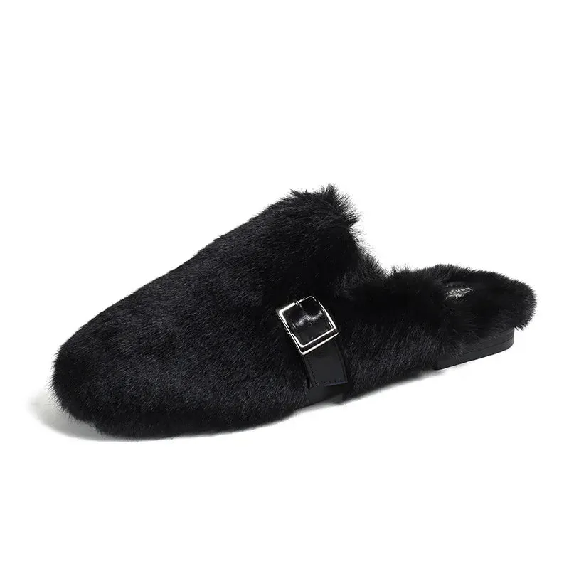 Mule Fur Slippers for Women