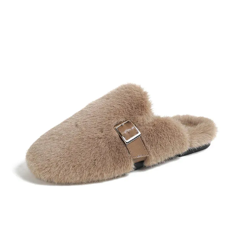 Mule Fur Slippers for Women