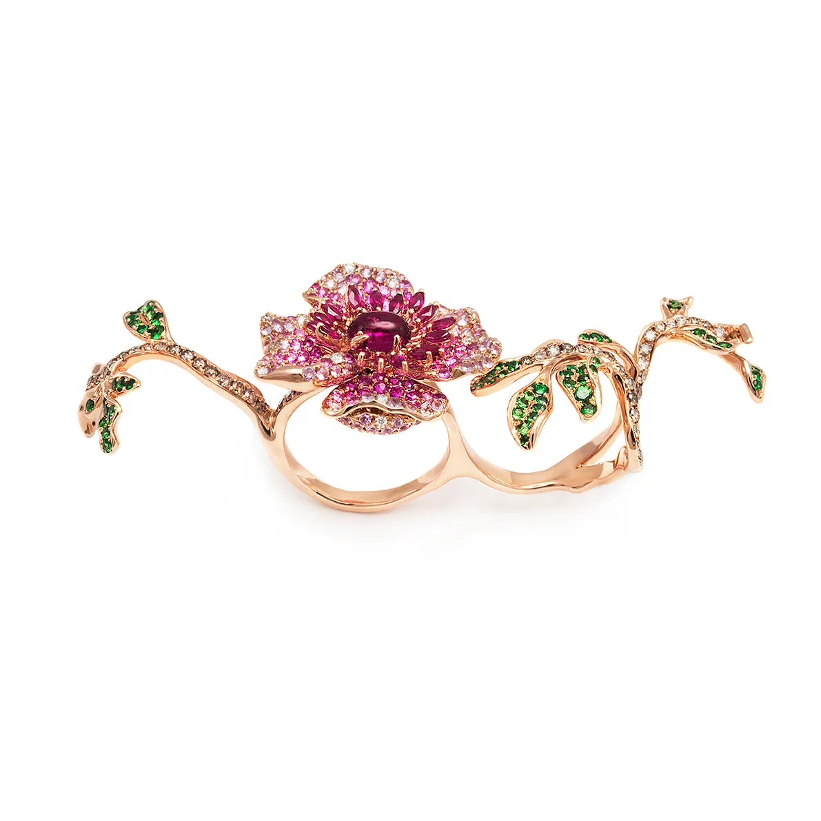 Multi-Finger Ring from Flower Collection