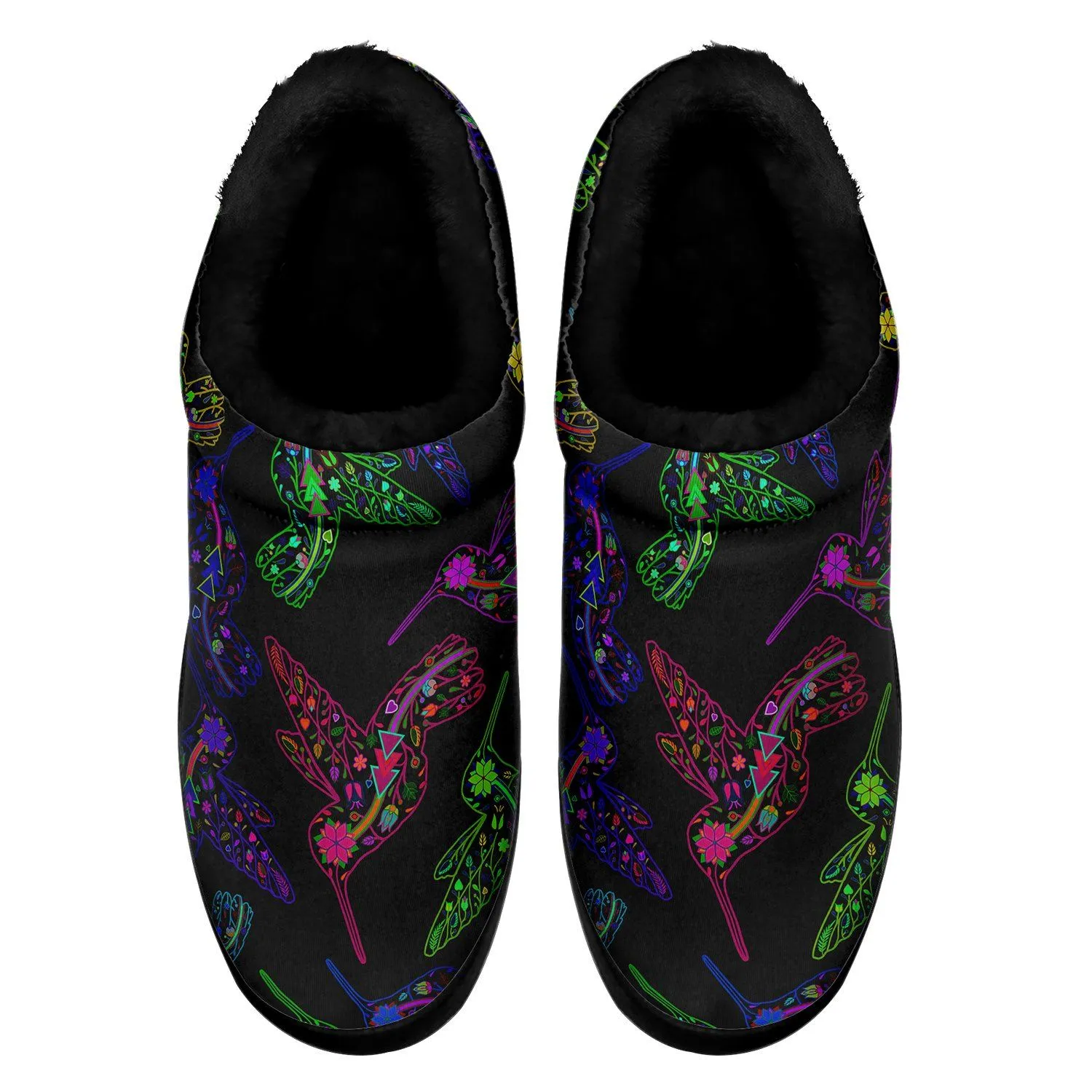 Neon Floral Hummingbirds Ikinnii
