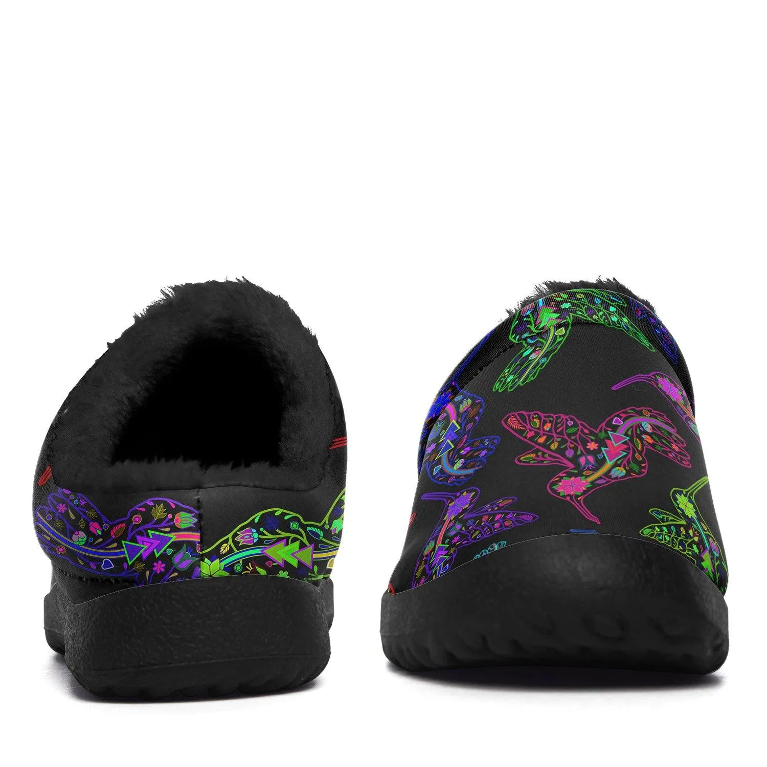 Neon Floral Hummingbirds Ikinnii