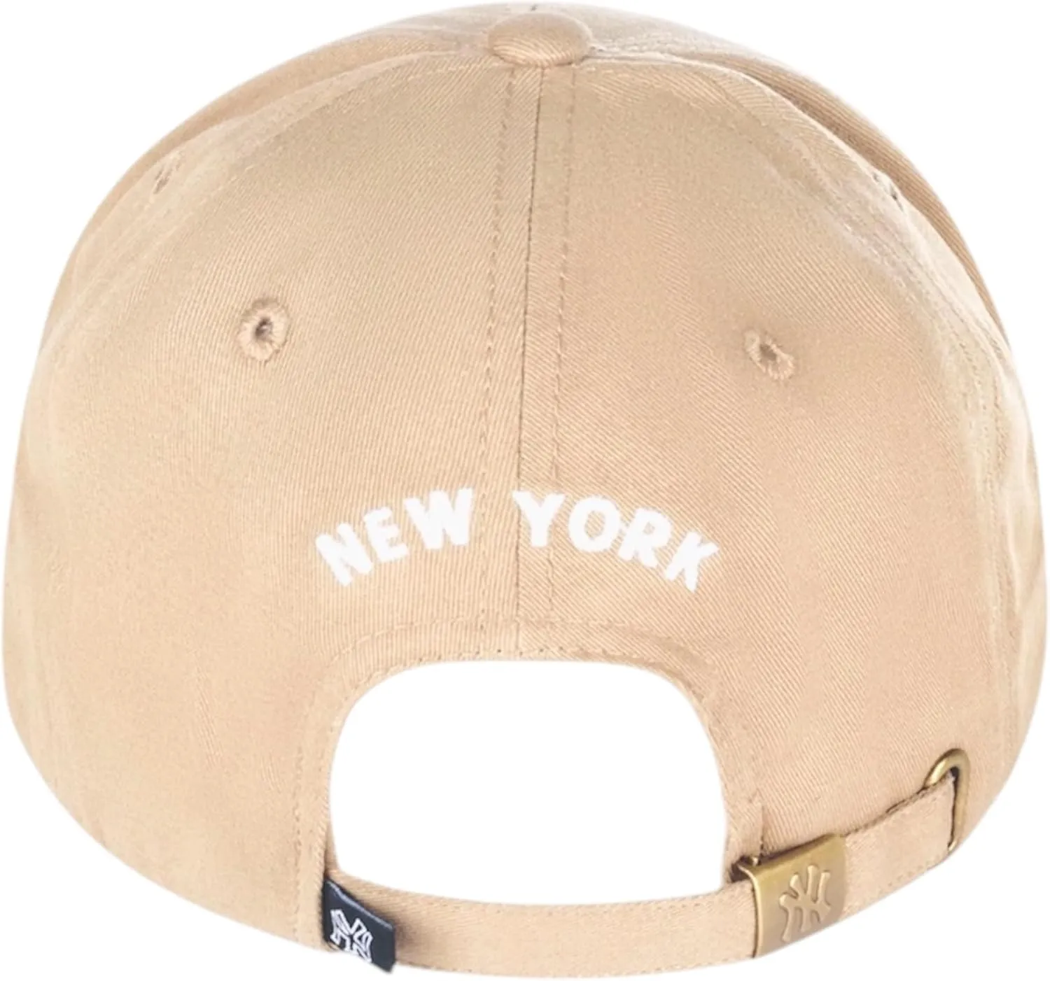 New York Baseball Cap Hat for Men and Women, Adjustable Pure Cotton, Buckle Up, One Size Fitted All