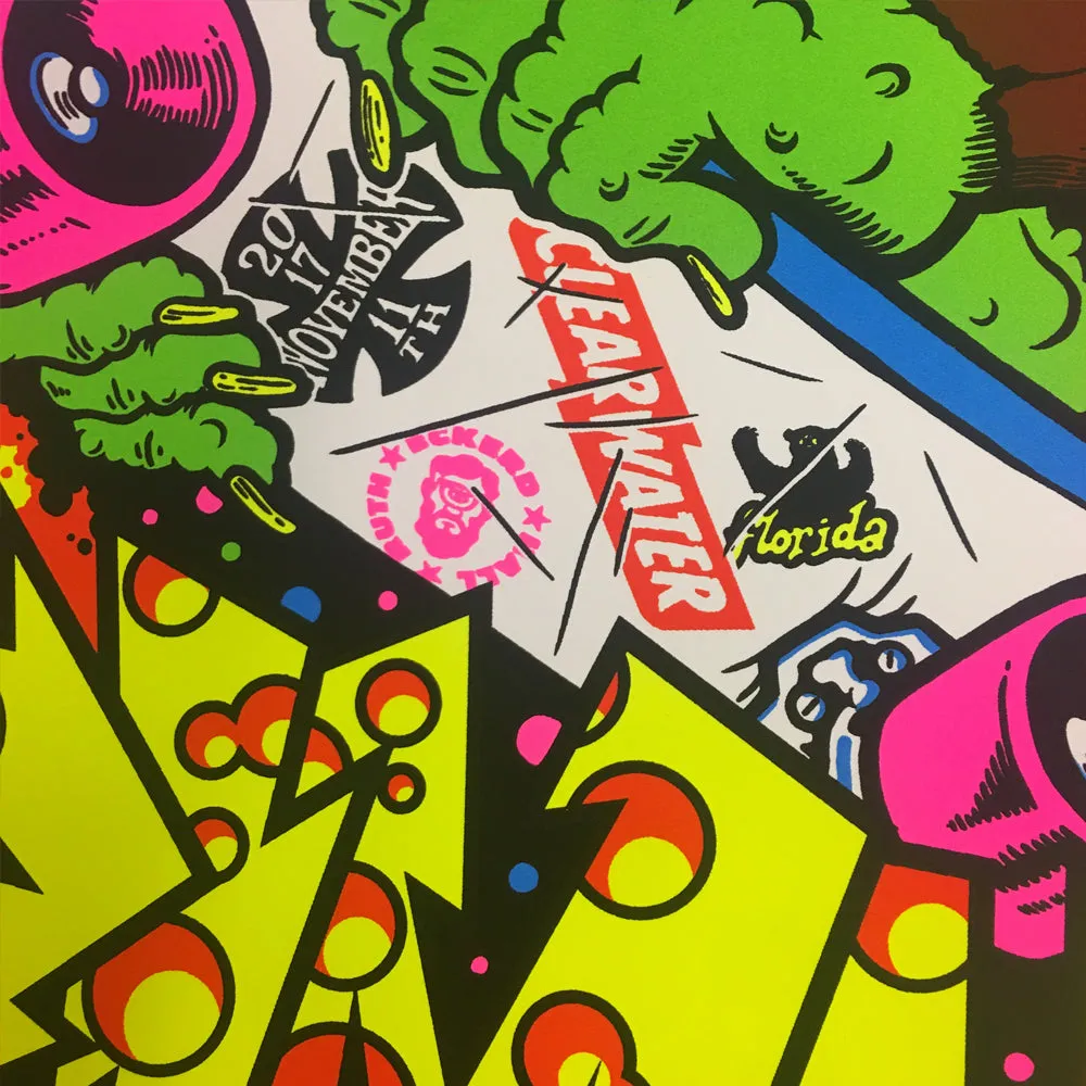 Primus 2017 Clearwater, FL Poster - Artist Proof Edition