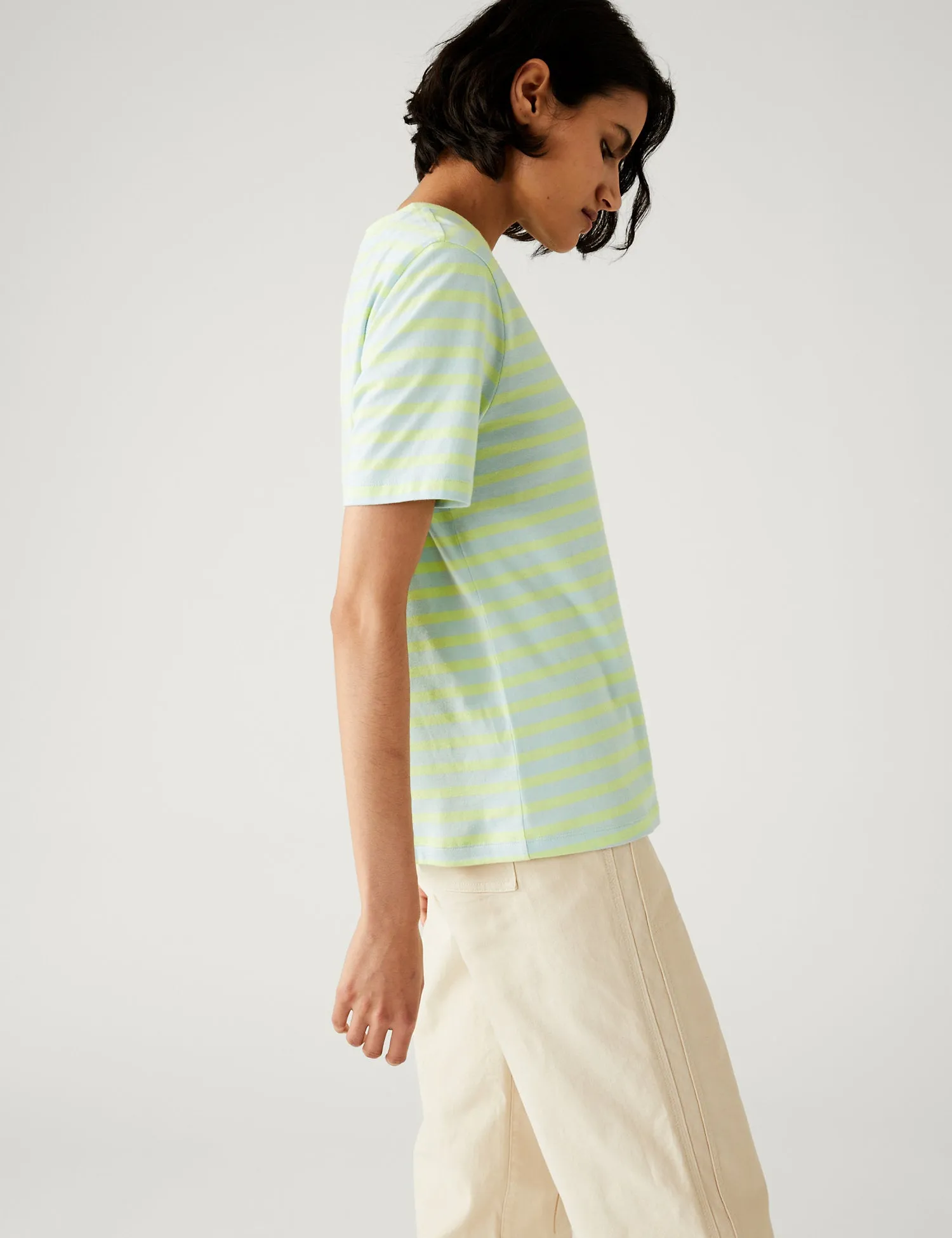 Pure Cotton Striped Everyday Fit T-Shirt