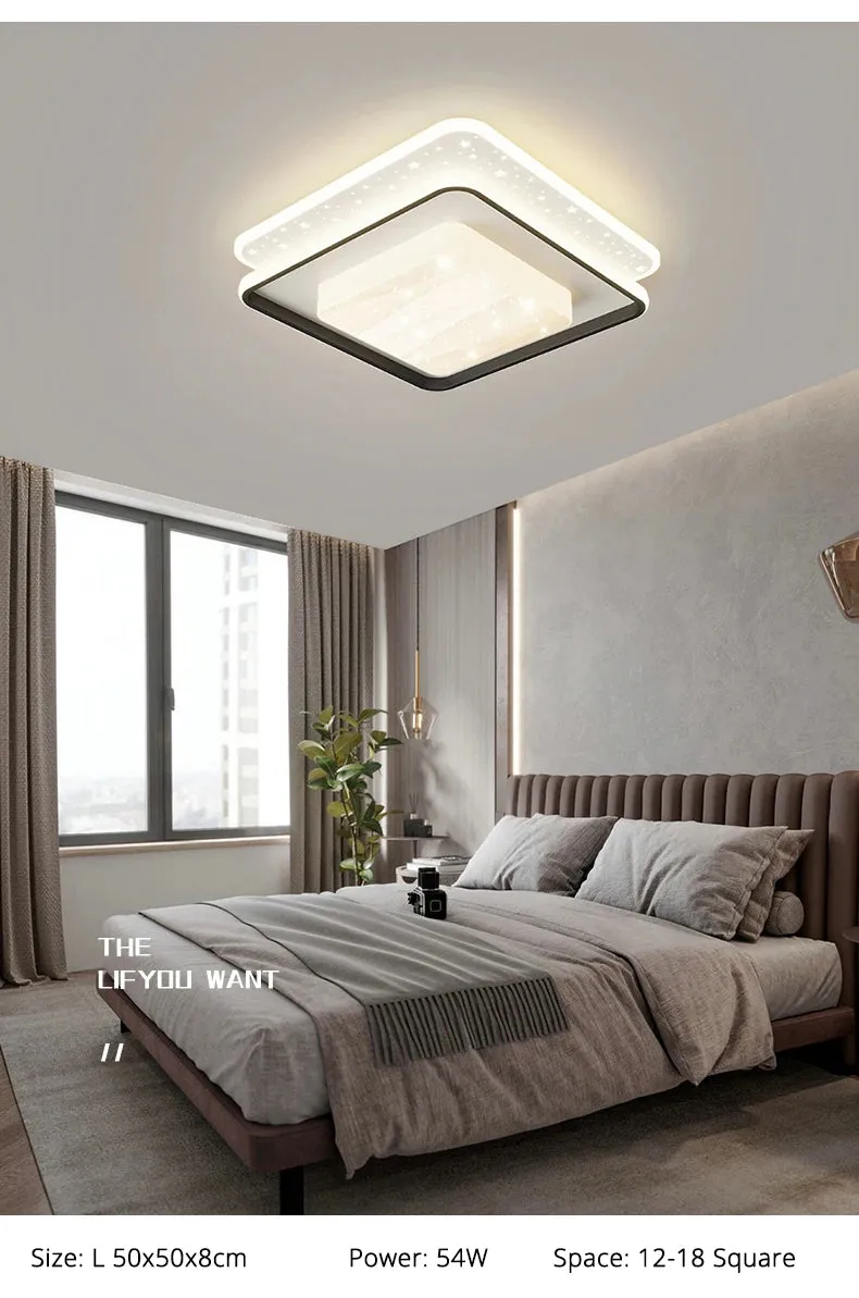 QIYI Samose Round/Square/Oval LED Ceiling Lights