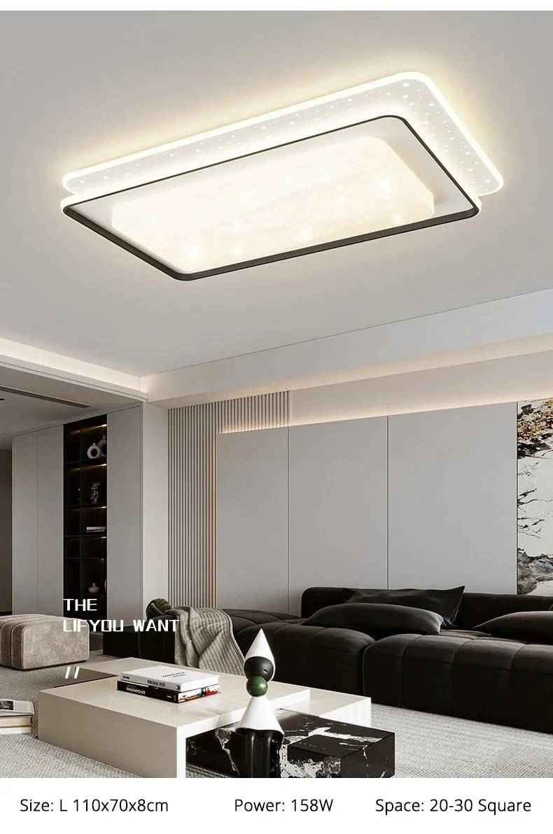 QIYI Samose Round/Square/Oval LED Ceiling Lights