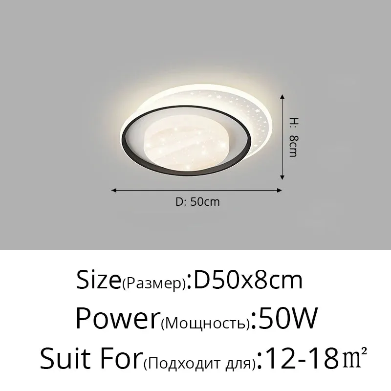 QIYI Samose Round/Square/Oval LED Ceiling Lights