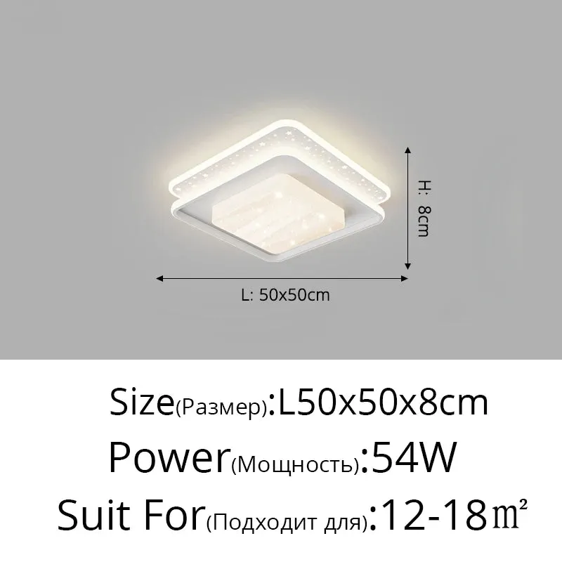 QIYI Samose Round/Square/Oval LED Ceiling Lights