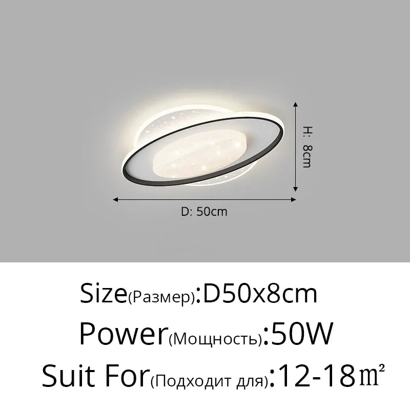 QIYI Samose Round/Square/Oval LED Ceiling Lights