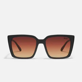 Quay Front Cover Sunglasses - Matte Black