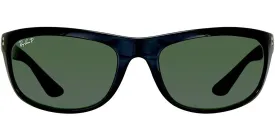 Ray-Ban Balorama RB 4089 601/58 Sport Plastic Black Sunglasses with Grey / Green Polarized Lens