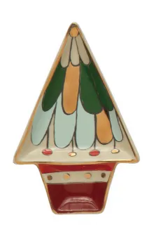 Stoneware Tree Shaped Dish, 2 Styles