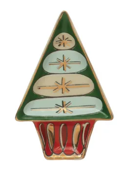 Stoneware Tree Shaped Dish, 2 Styles