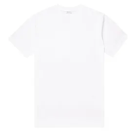 Sunspel Mock Neck T-Shirt White
