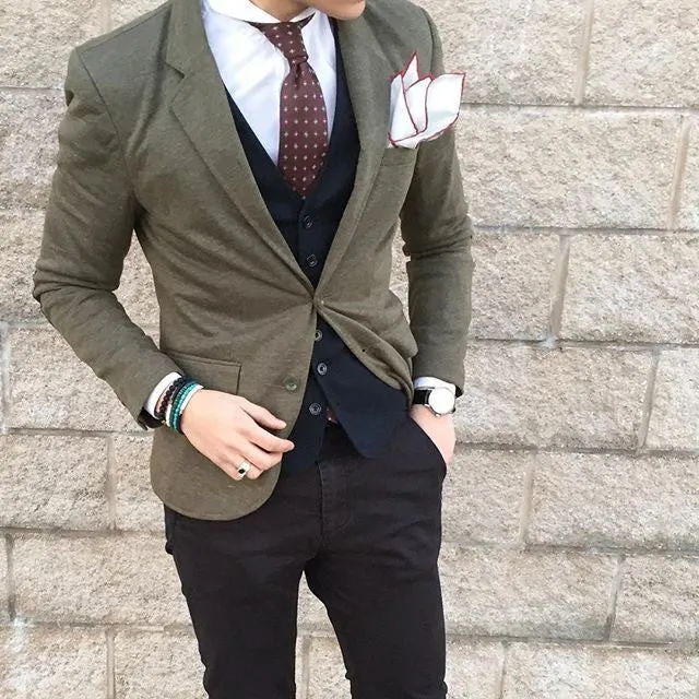 Tuxedo White Linen Pocket Square