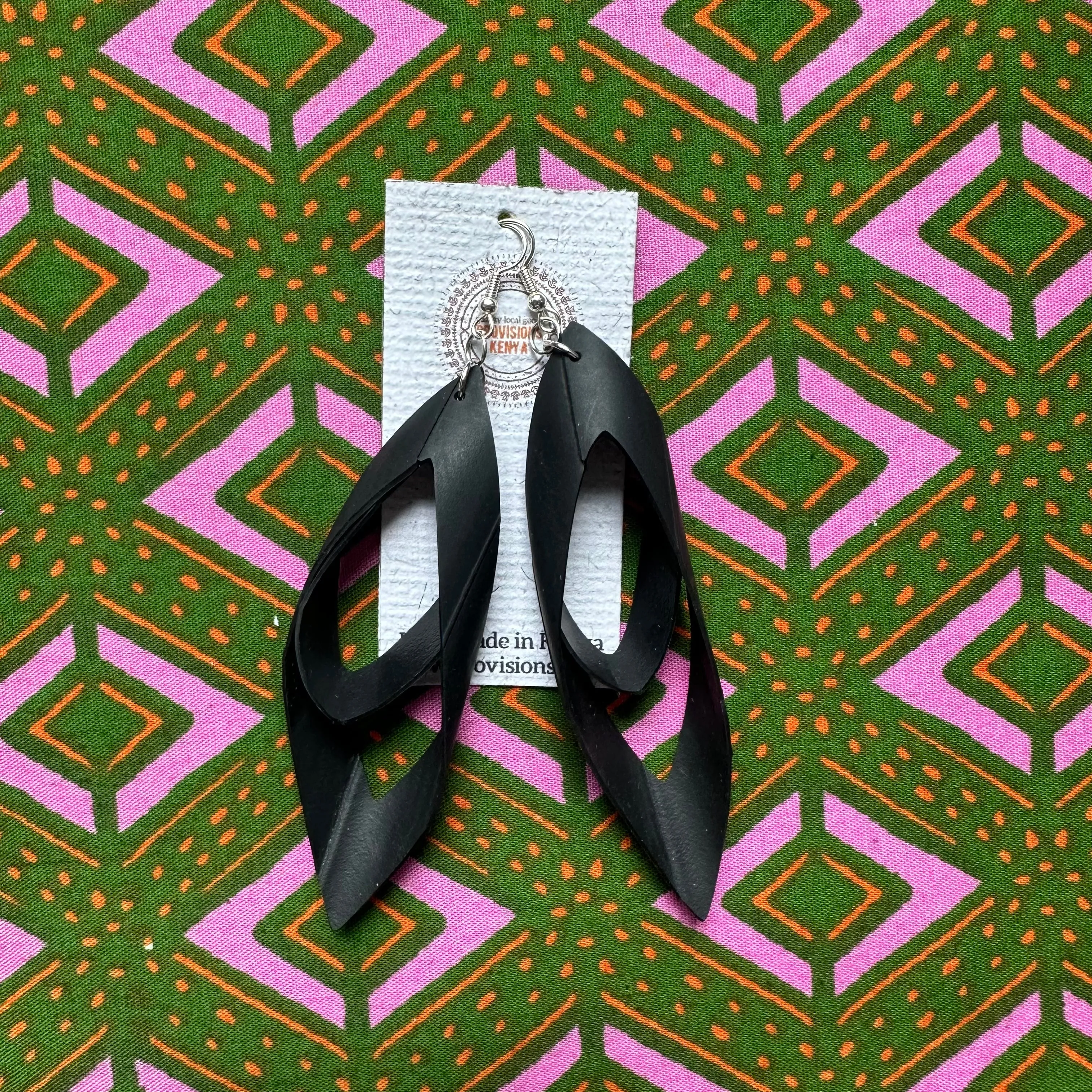upCYCLED Rubber Earrings