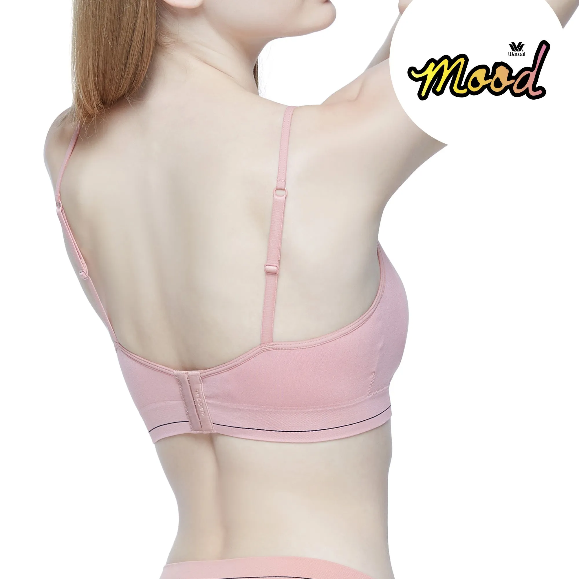 Wacoal Mood Comfy Smart Size รุ่น MM1X79 สีชมพู (CP)