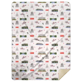 Washington D.C. Plush Throw Blanket 60x80