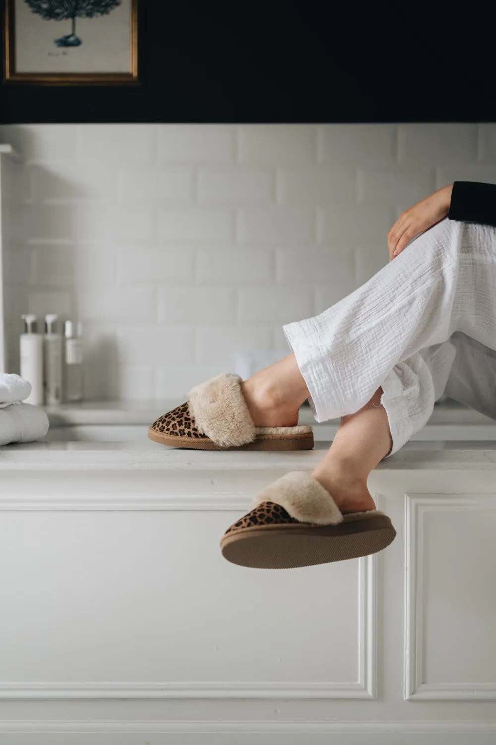Women's Sheepskin Slip-on Slippers | VERONICA  (EDIT)