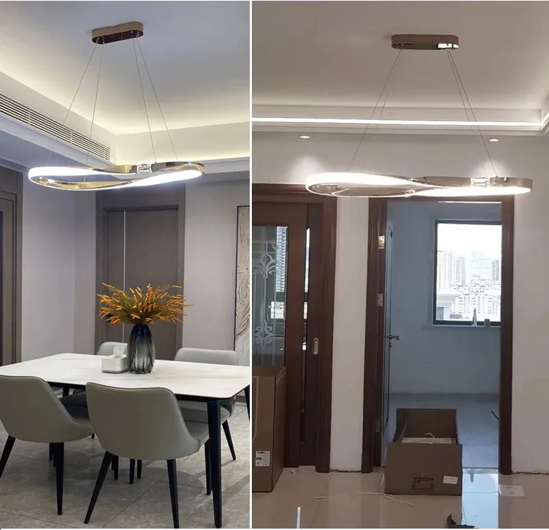 YLK Oval Creative design modern LED chandelier