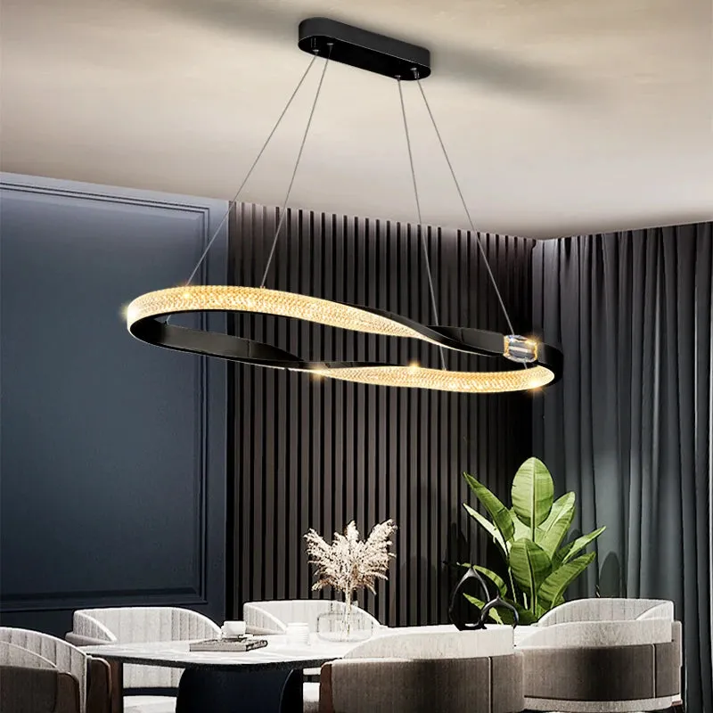 YLK Oval Creative design modern LED chandelier