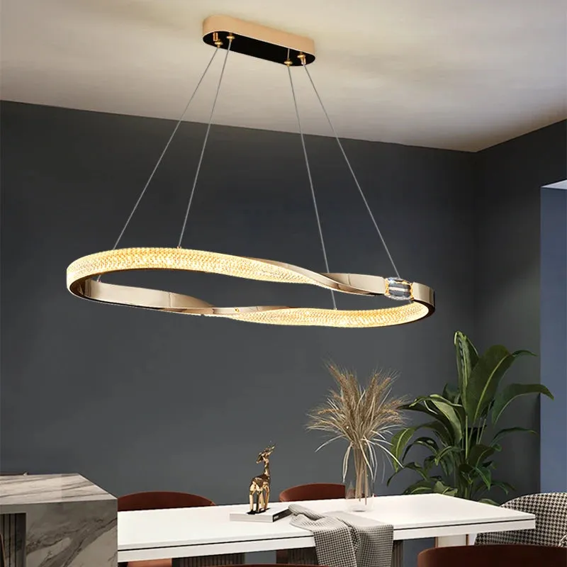 YLK Oval Creative design modern LED chandelier